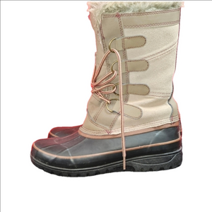 Khombu North Star Waterproof Winter Boots-tan, Women's Size 7M